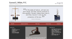 Desktop Screenshot of forrestewhitepc.com